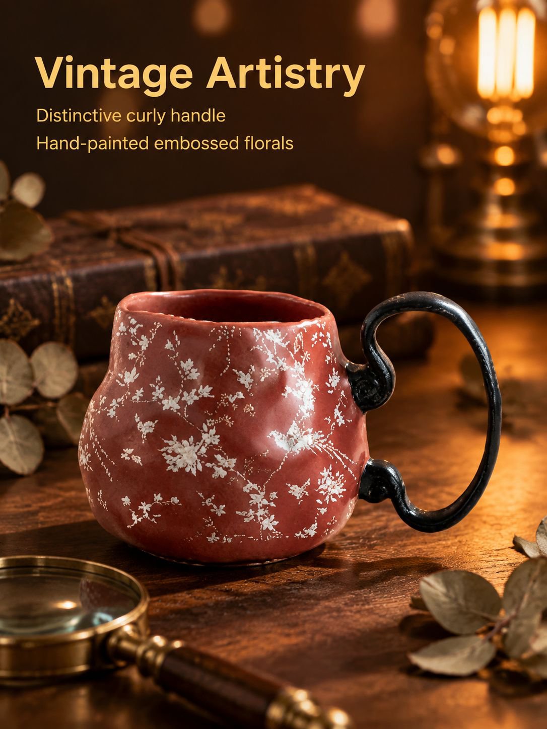 Aesthetic and Vintage-Inspired Handmade Water Cup