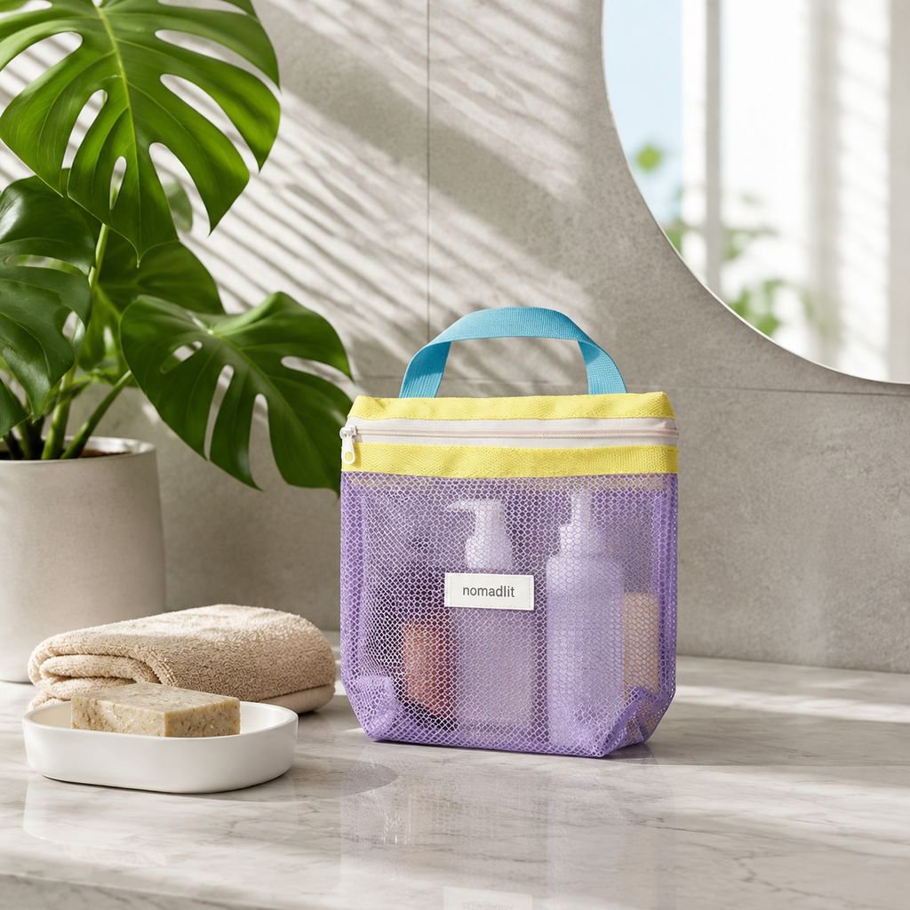 JMY - Portable Waterproof Mesh Toiletry Bag