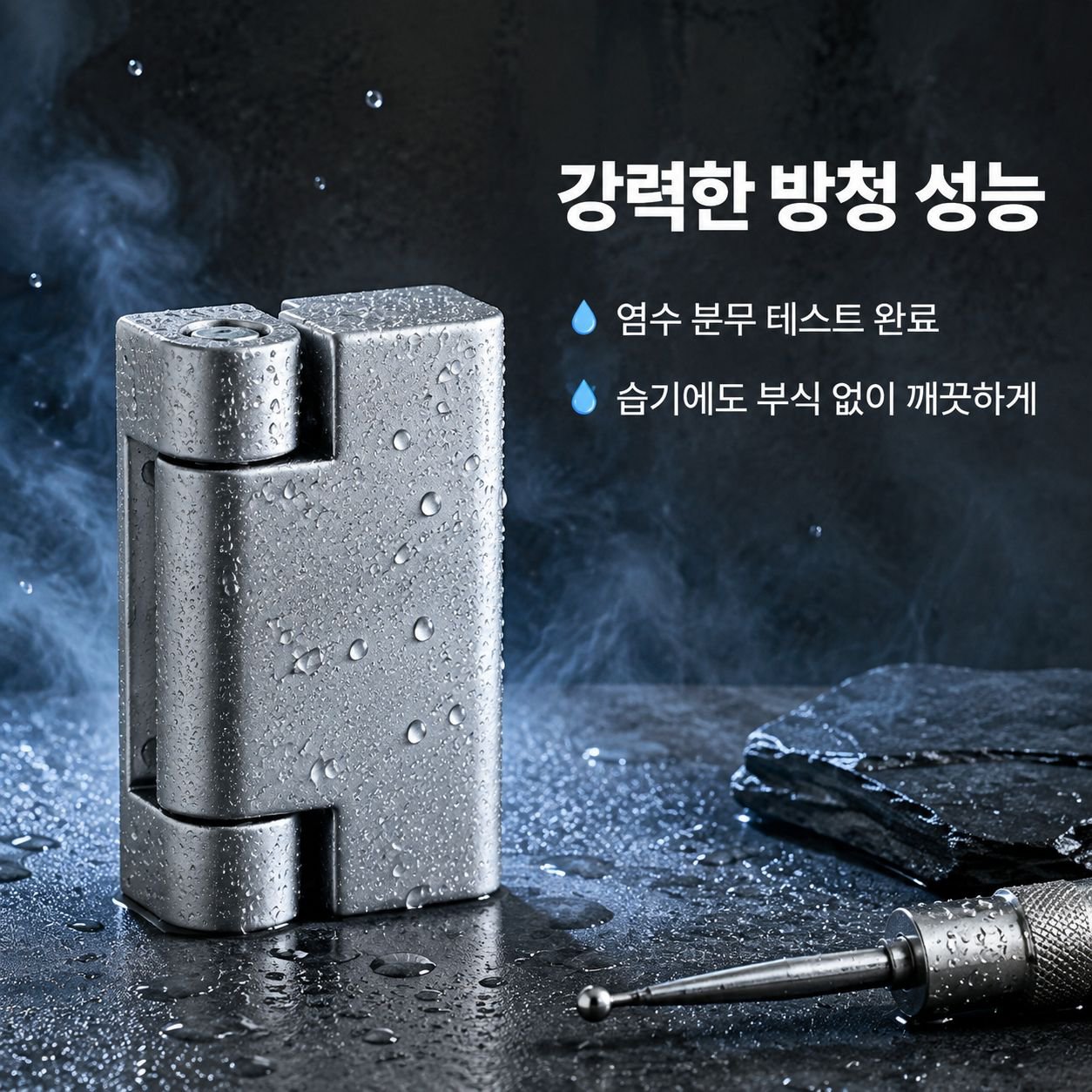 중형 아연 합금 두꺼운 경첩