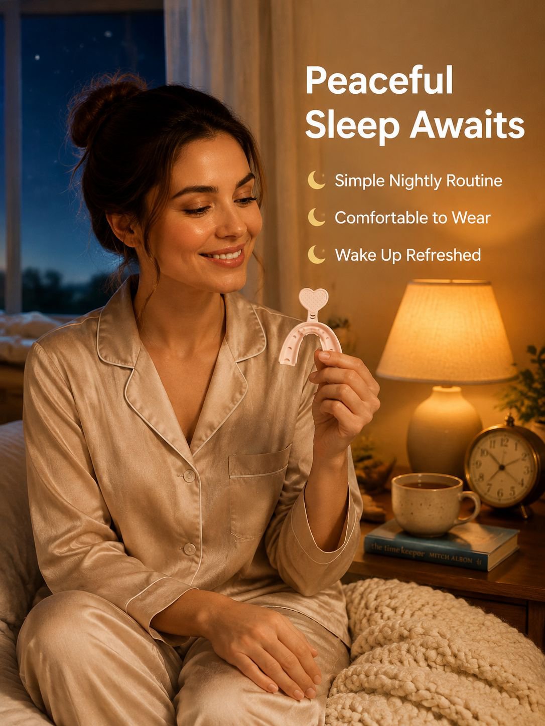 Night Guard Dental Kit with Support, Tooth Box and Bite Gel