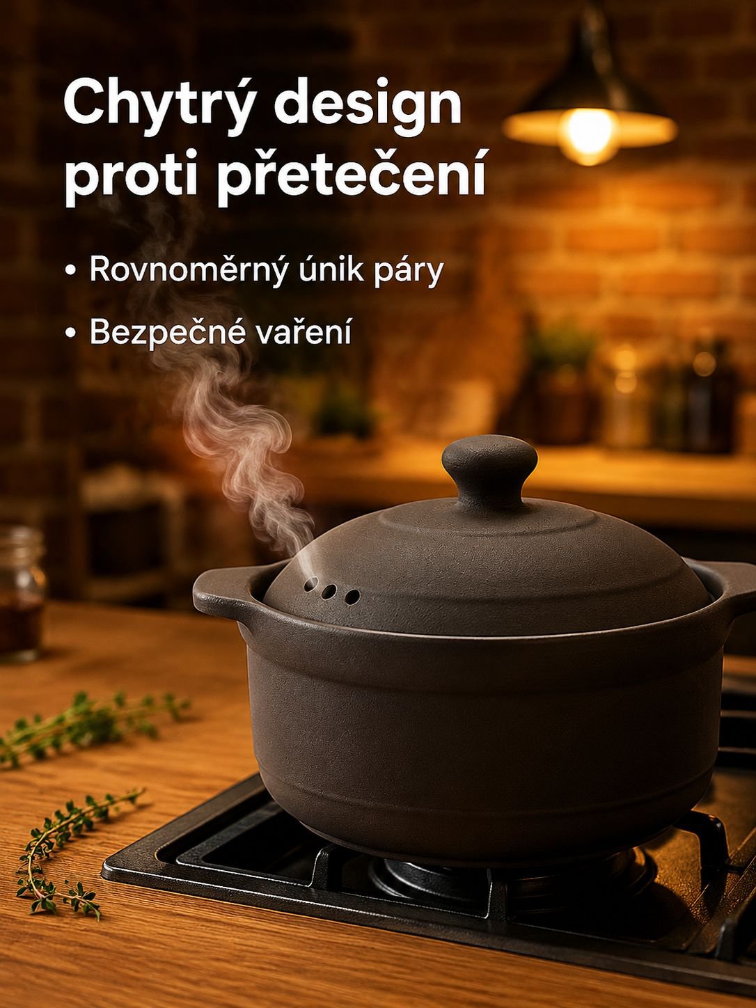 Žáruvzdorný keramický kastrol