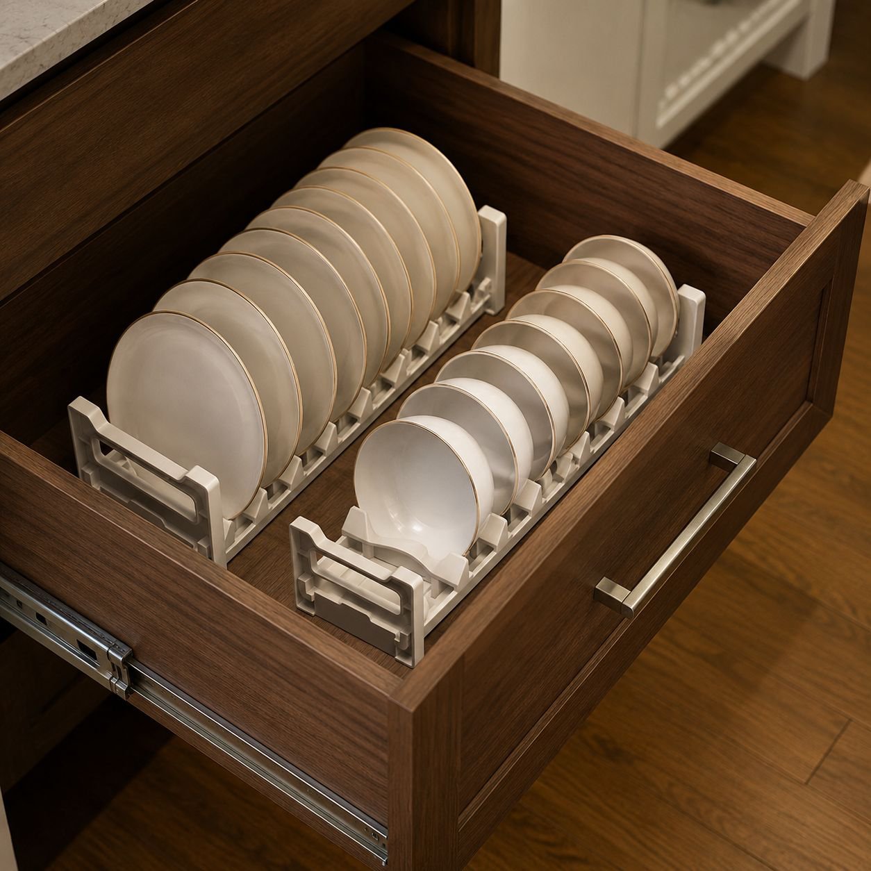 Cabinet Dish and Chopsticks Plate Storage Box for Kitchen