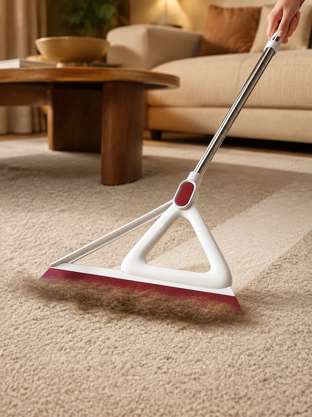 Ergonomic handle magic broom cleaning corners