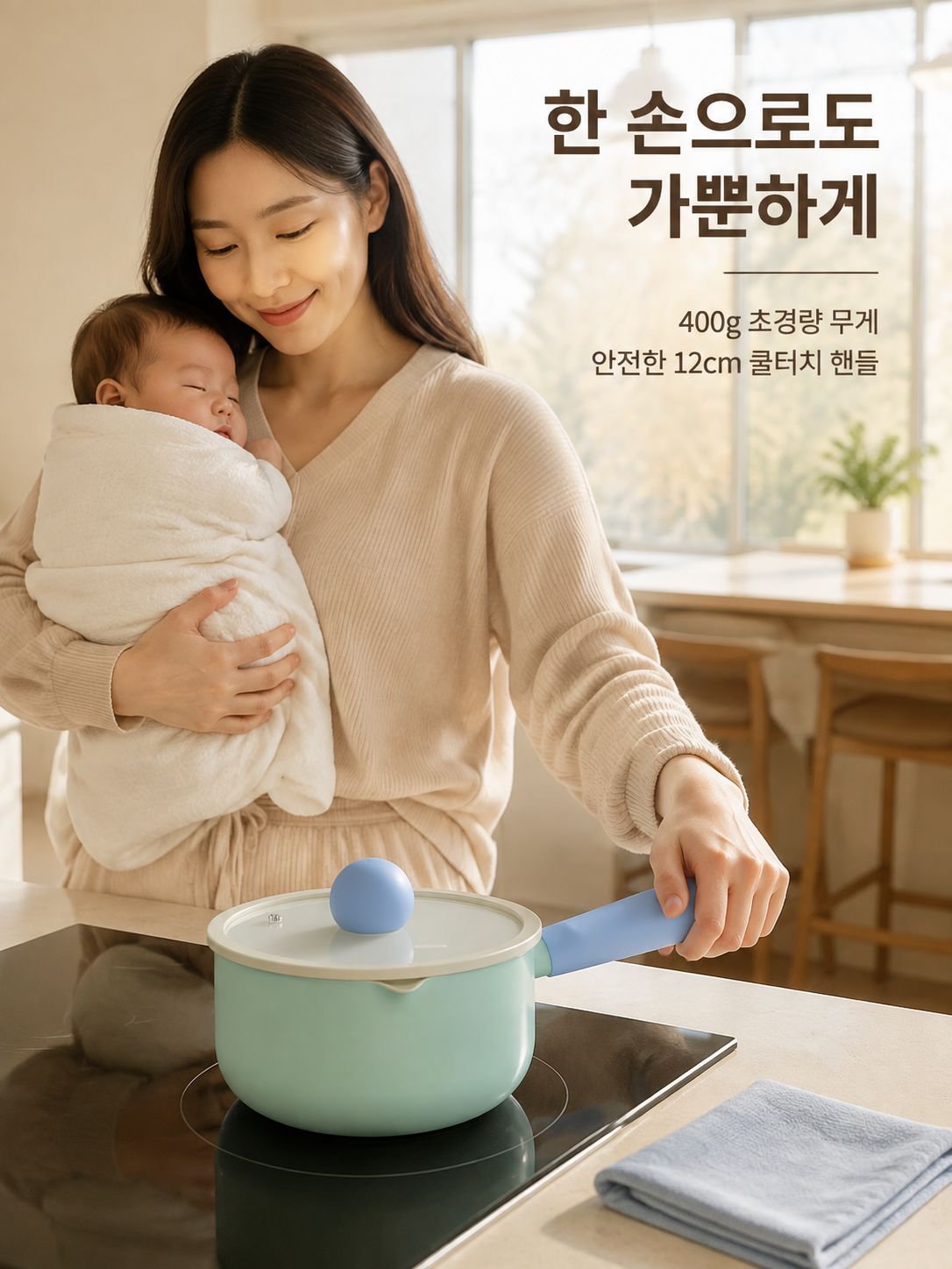 아기 이유식 다용도 냄비
