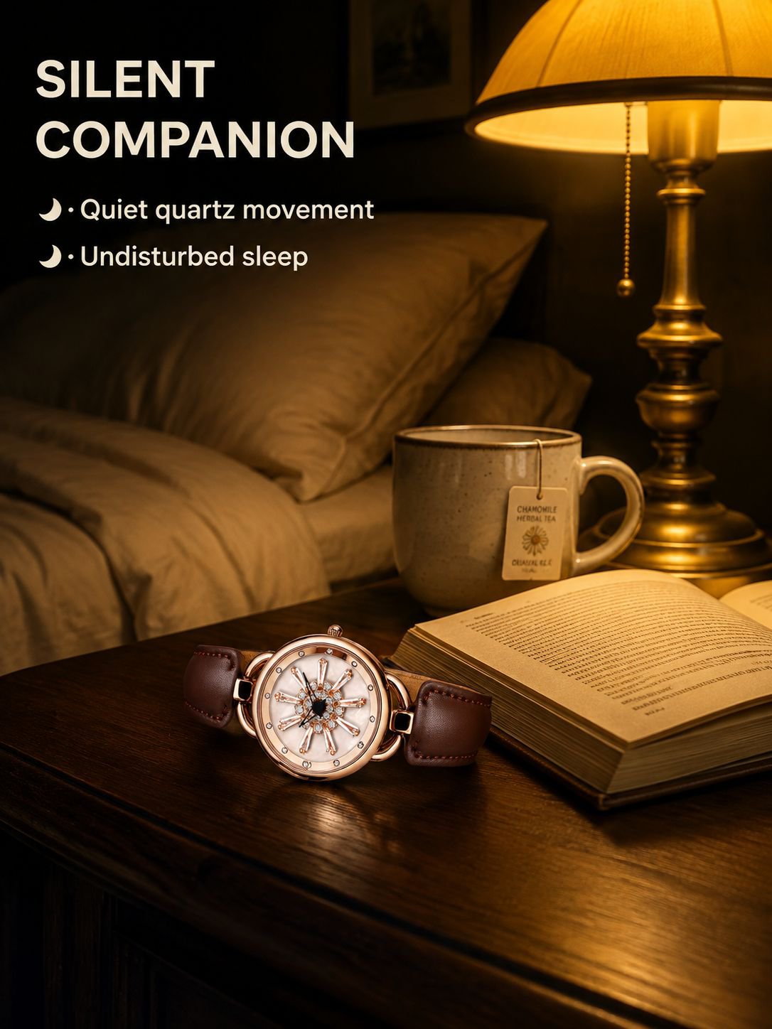 Goddess Waterproof Watch Snowflake Wristwatch Waterproof Wristwatch Snowflake Waterproof Watch