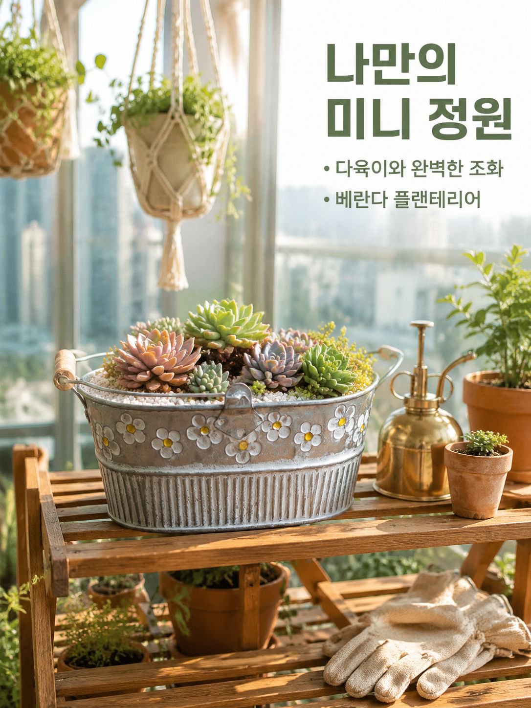 단조 철제 꽃병