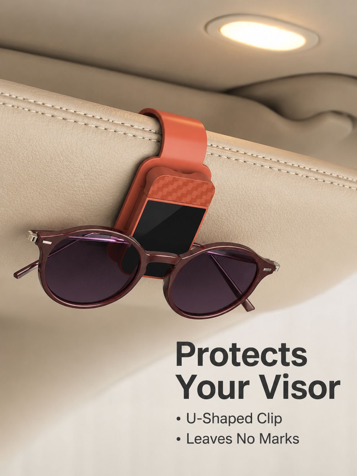 Car glasses clip magnetic