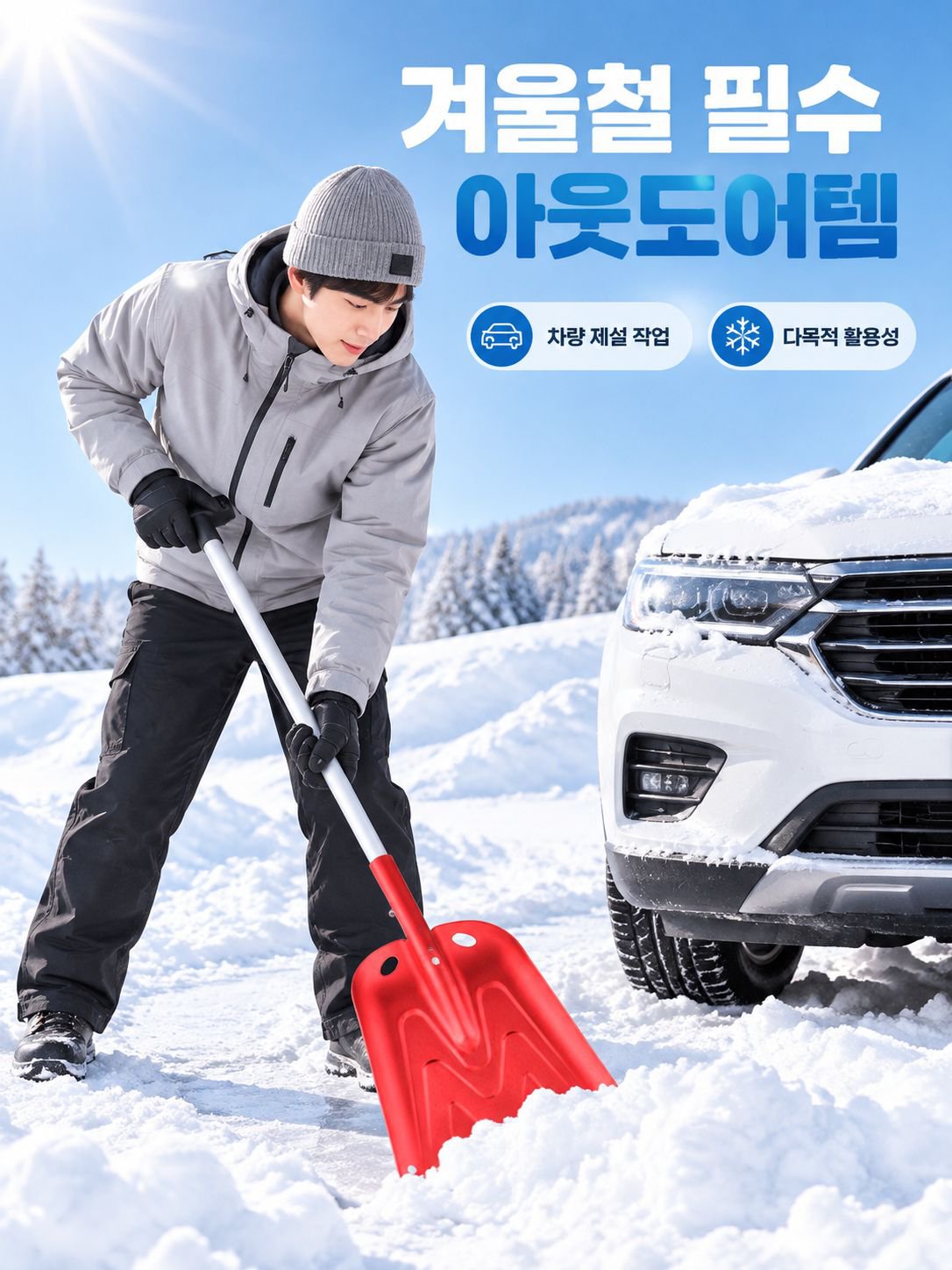 야외 접이식 확장 삽 알루미늄 합금 삽