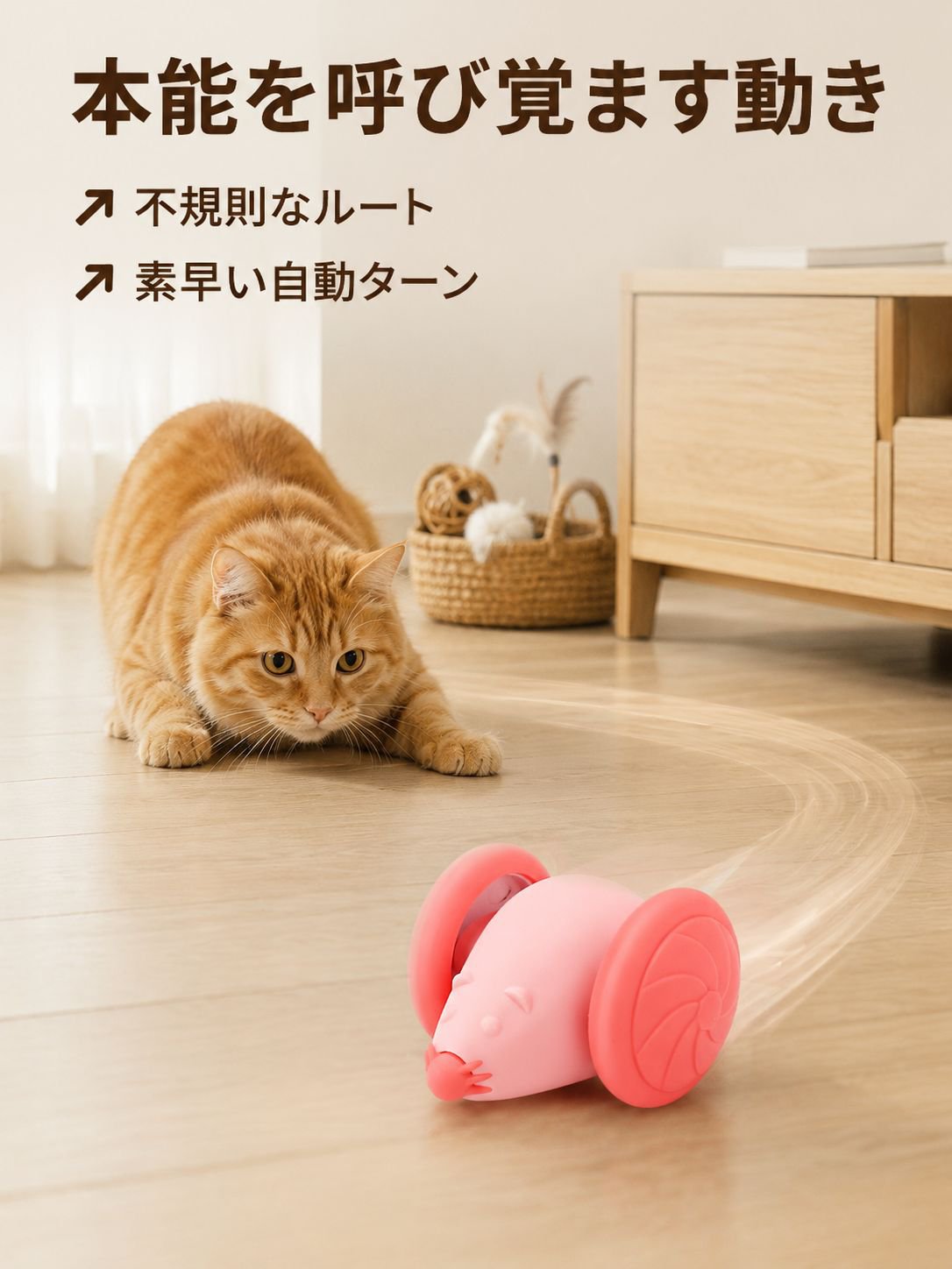 スマートローリングキャットおもちゃ