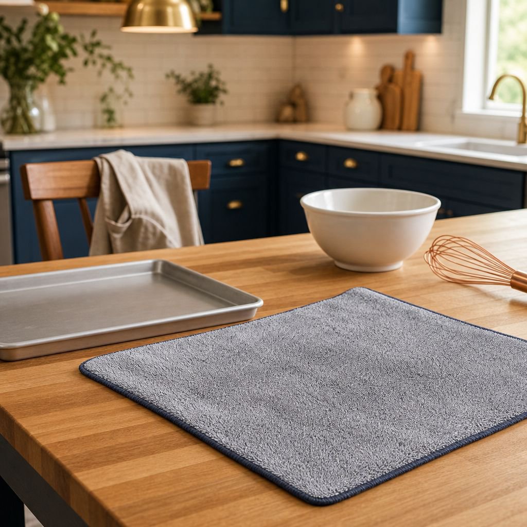 Highly Absorbent Bamboo Charcoal Dish Towel