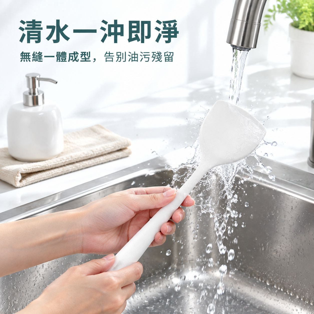 矽膠鏟子不沾鍋專用炒菜鏟子漏湯勺廚具套裝耐高溫食品級矽膠鍋鏟