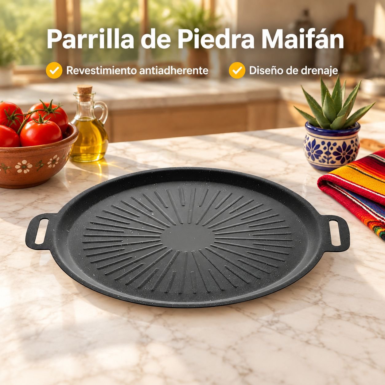Cocina de inducción multifuncional con pantalla táctil