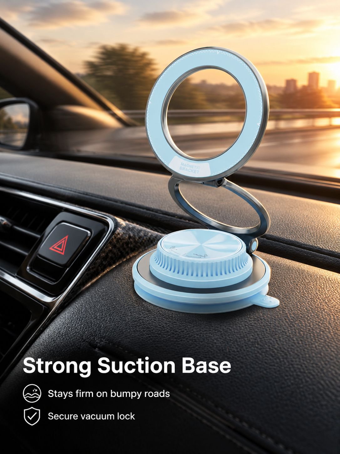 Ultra-thin Car Mount Suction Phone Holder