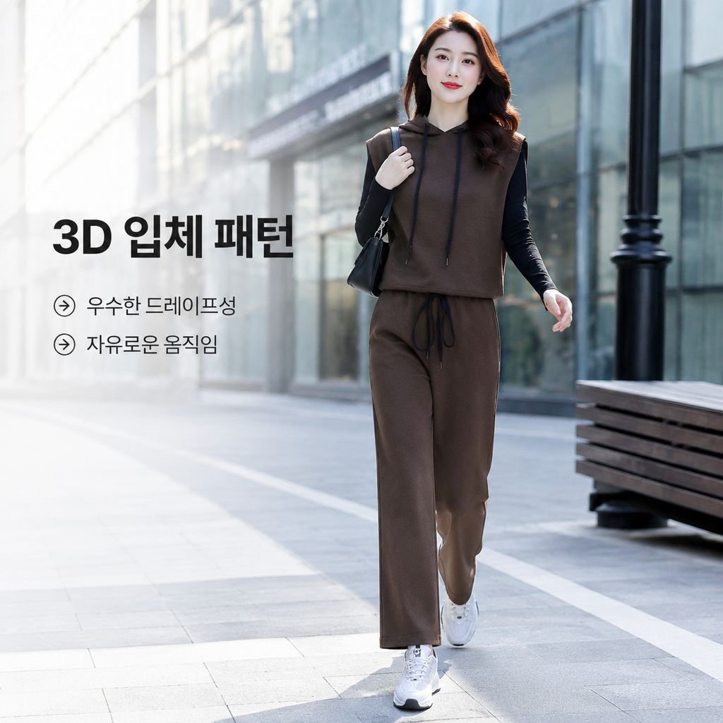 패션 만능 와이드 팬츠 3종 세트