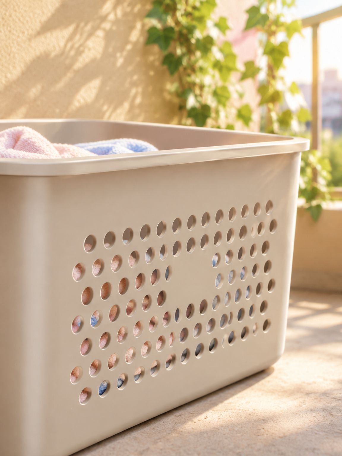Structure pliable de panier à linge pour un rangement facile