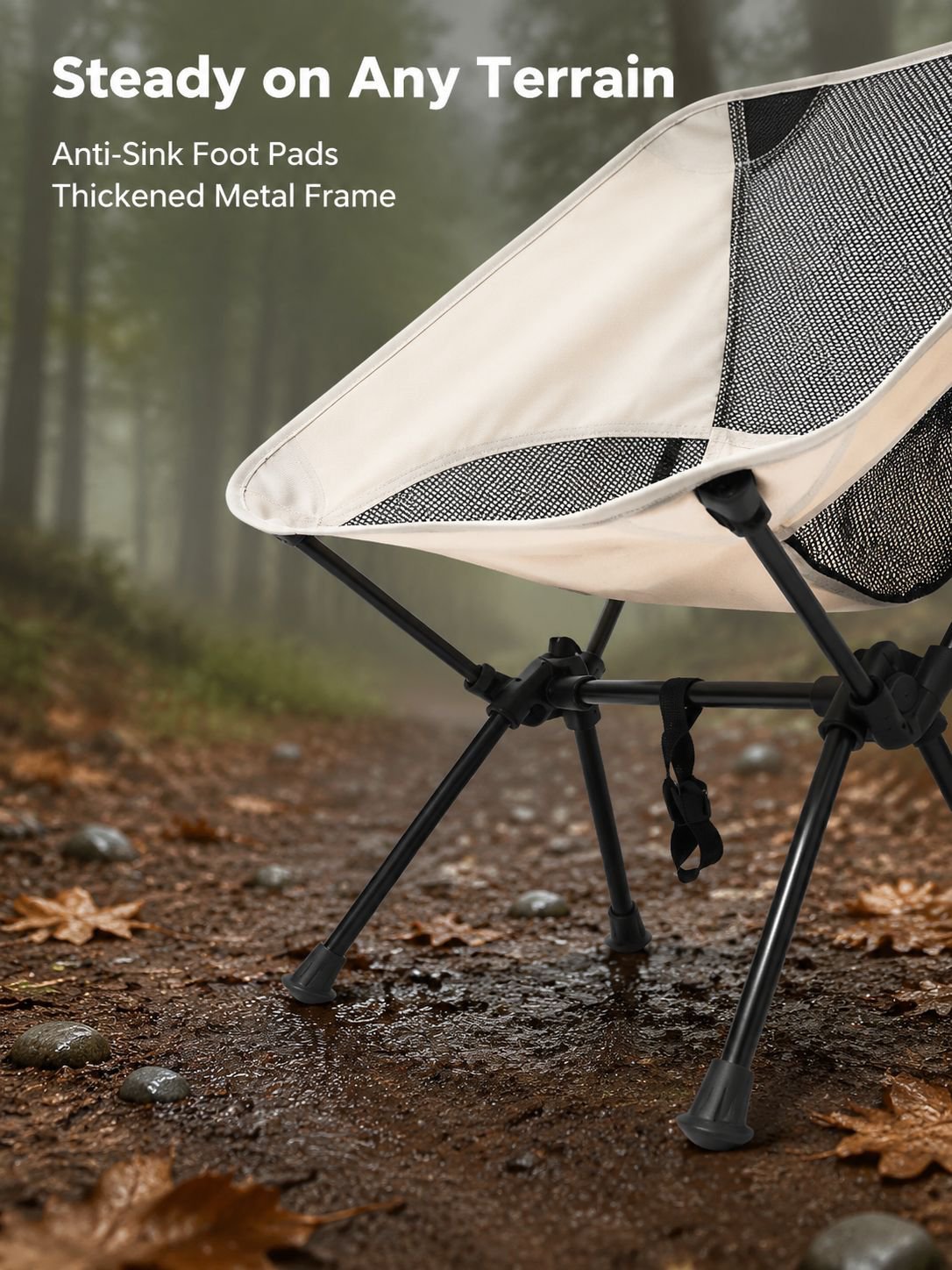 Portable Space Folding Chair Outdoor Beach Chair Fishing Table and Chairs Camping Folding Chair