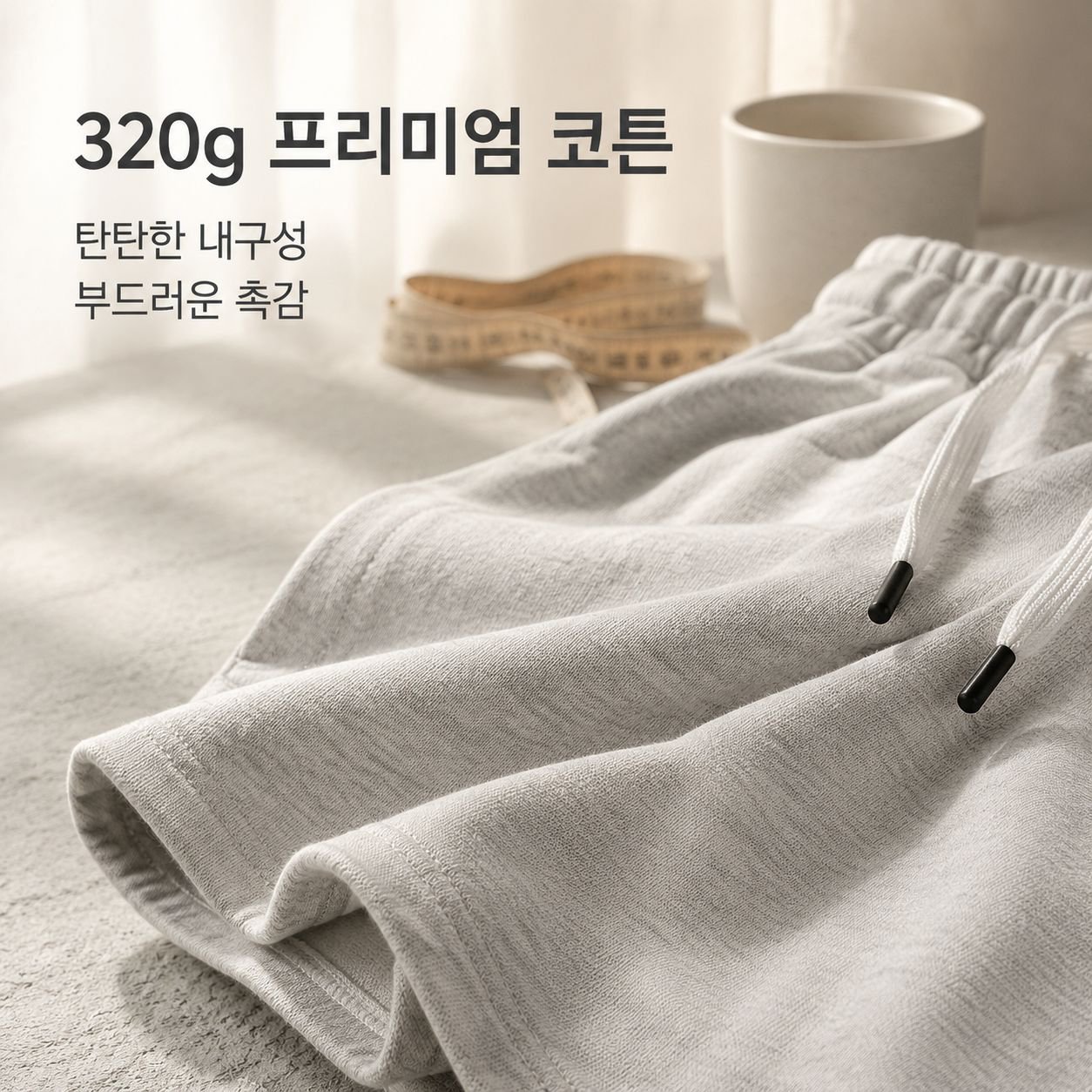 여름 순면 스포츠 트렌디 루즈핏 캐주얼 반바지