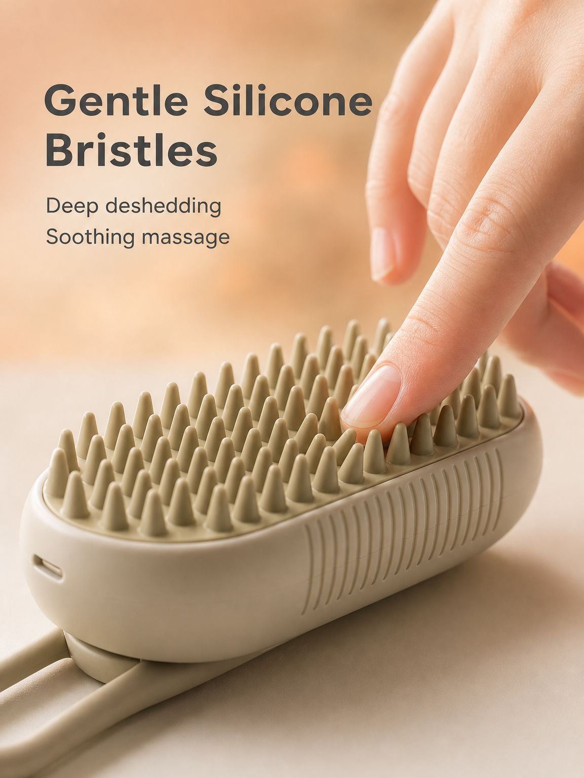 Pet bath massage brush