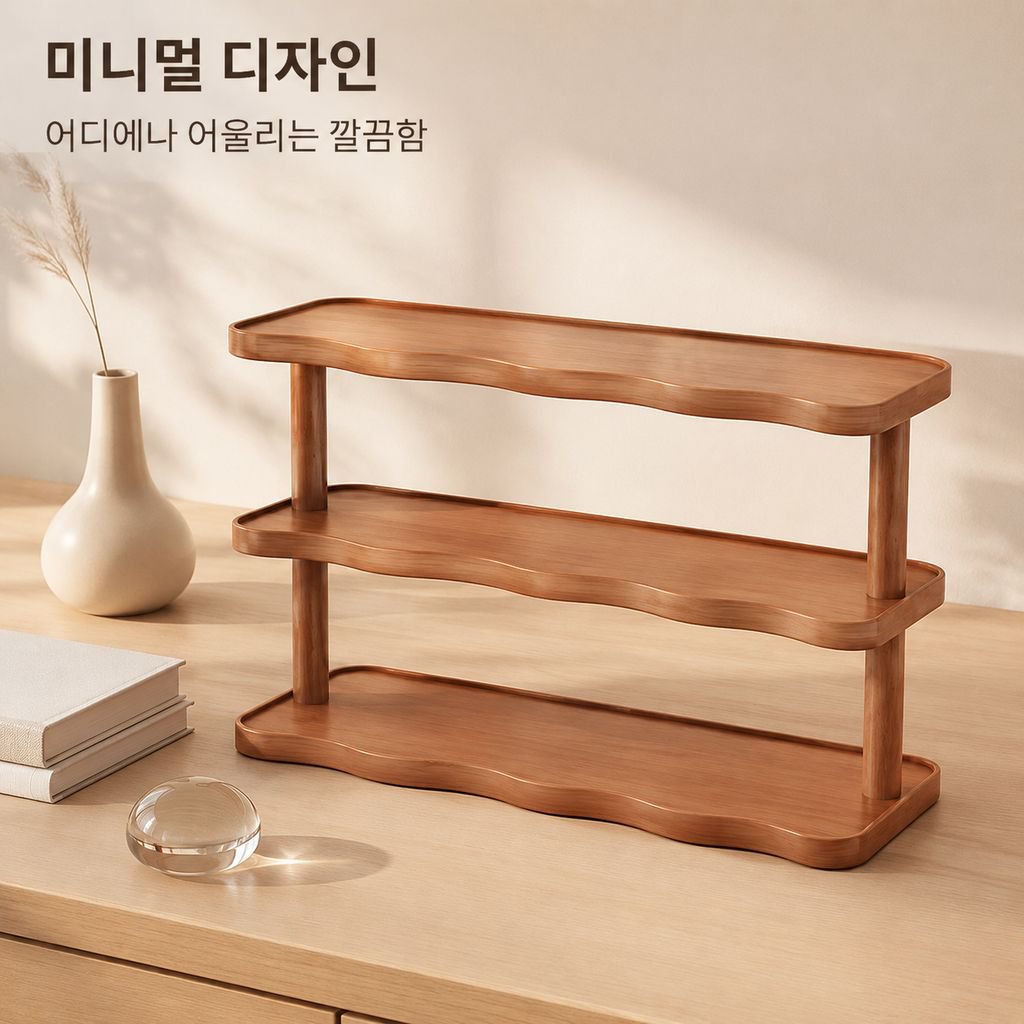 책상용 다단 물컵 거치대