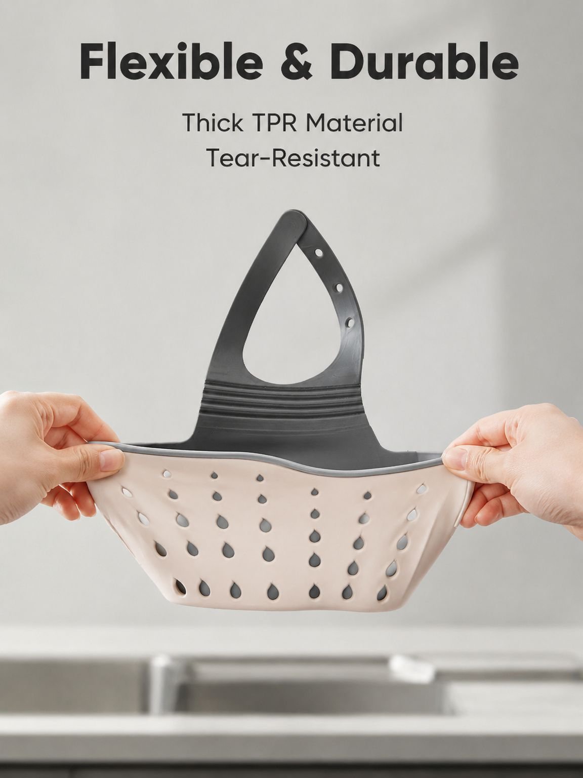 No-Drill Sink Caddy Organizer