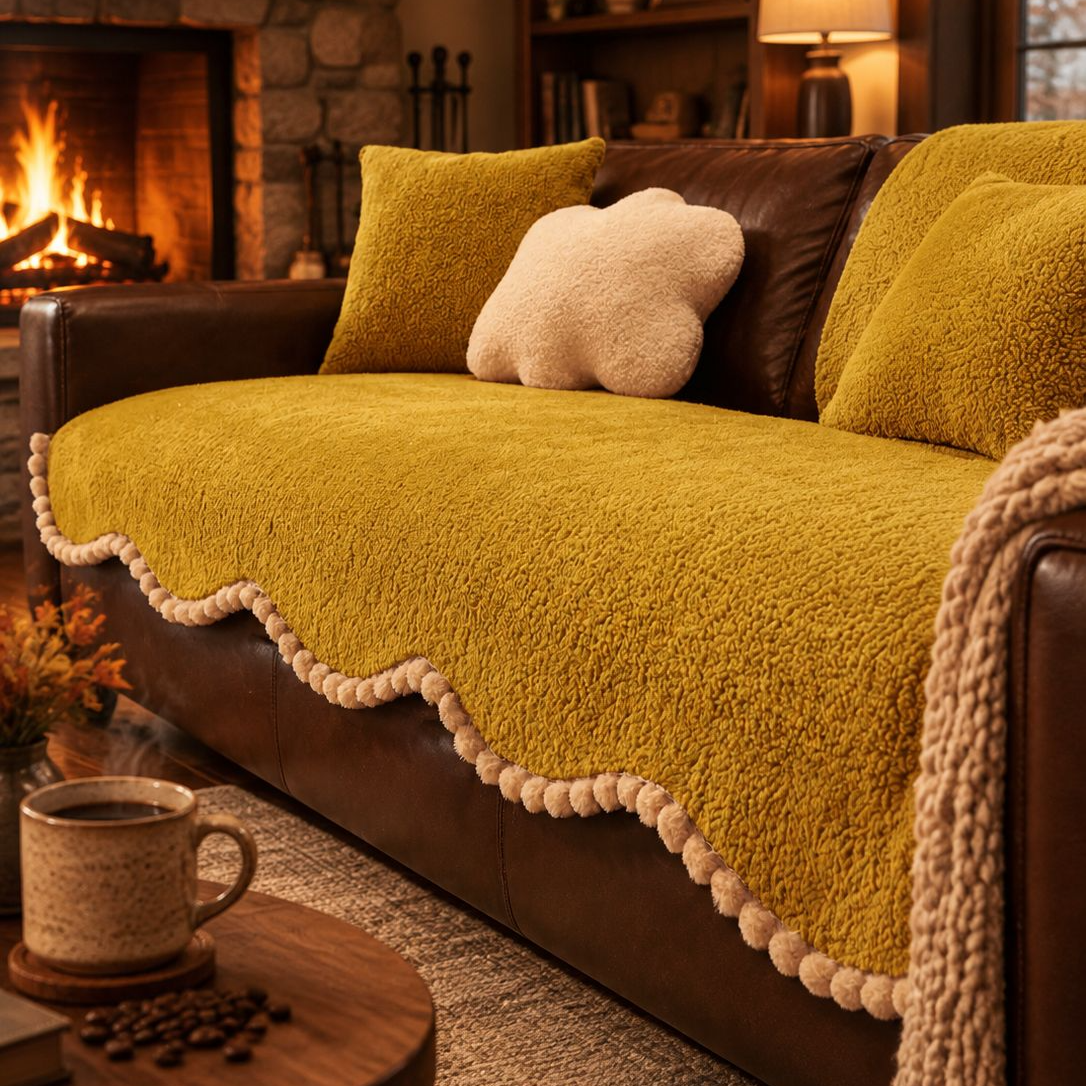 Lambswool premium sofa cushion