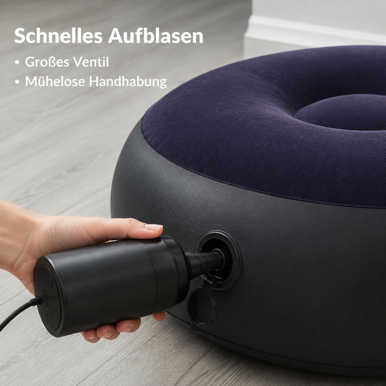 Faltbares, dickes aufblasbares Sofa
