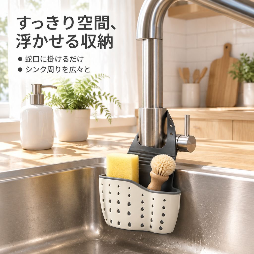 調節可能なスナップ式シンク用水切りバッグ