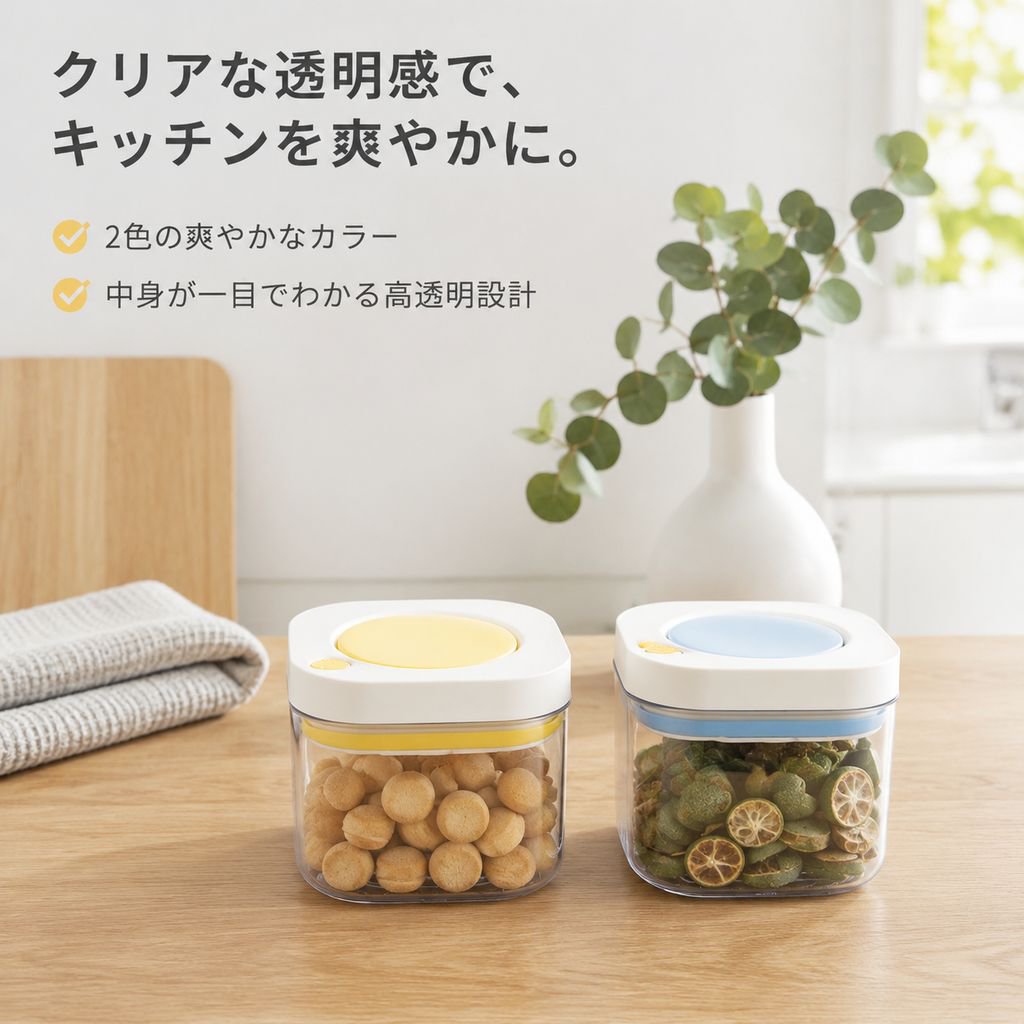 食品グレードの真空密封保存容器