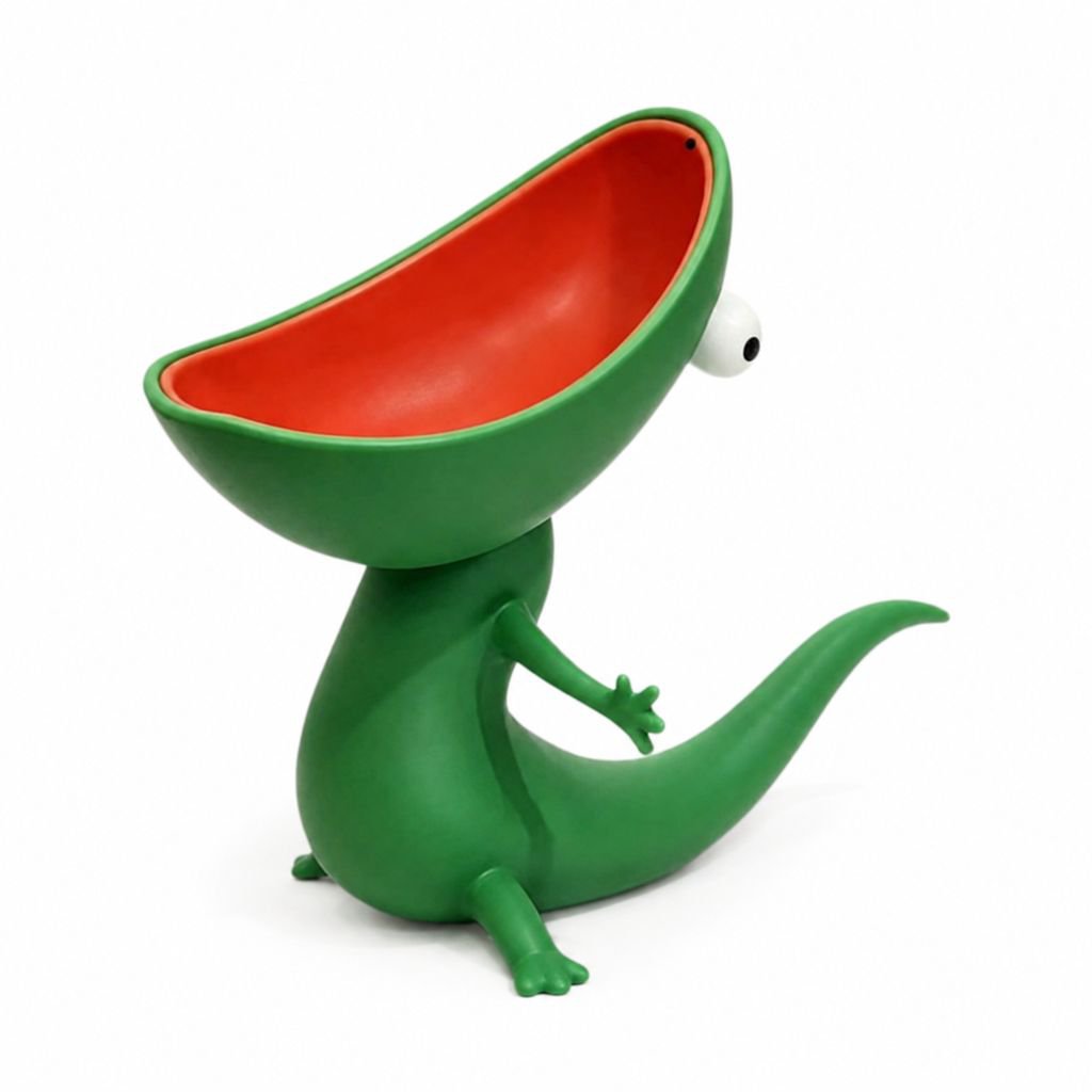3Dプリントのトカゲ型石鹸箱