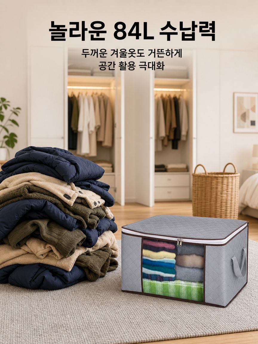 옷 정리 및 보관용 가방