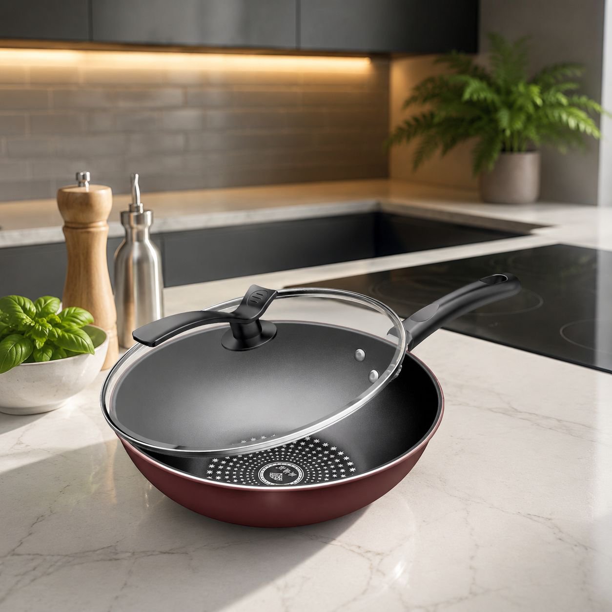 SL Diamond Seal Star Wok-Antihaftpfanne