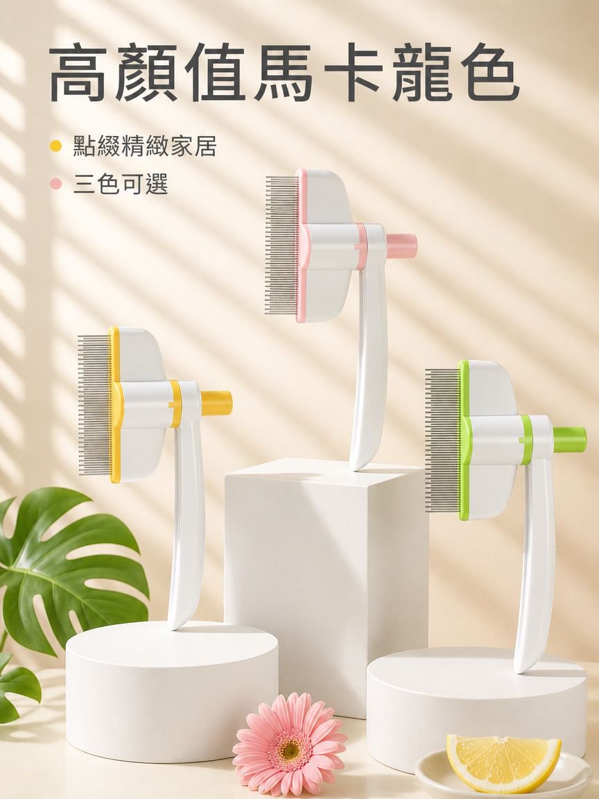 開結寵物去浮毛梳子