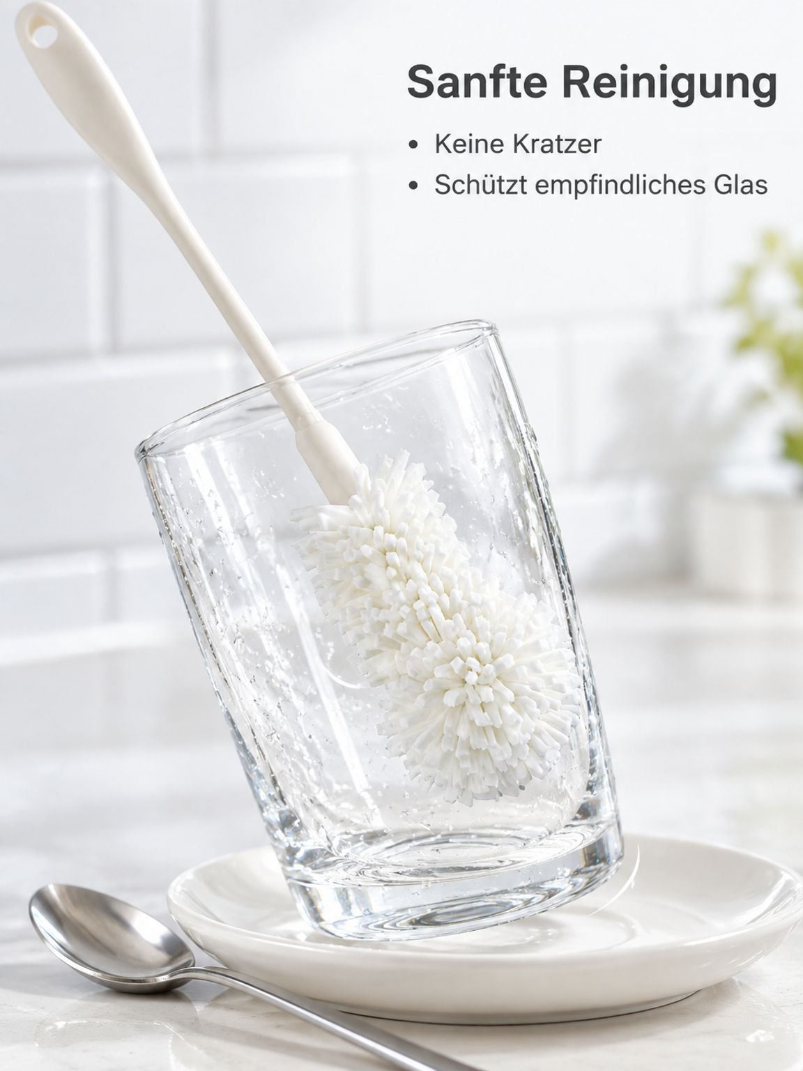 Küchenbürste zur Reinigung von Mixerbehältern
