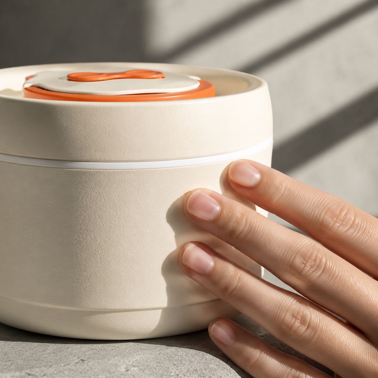 Portable and reusable food storage container