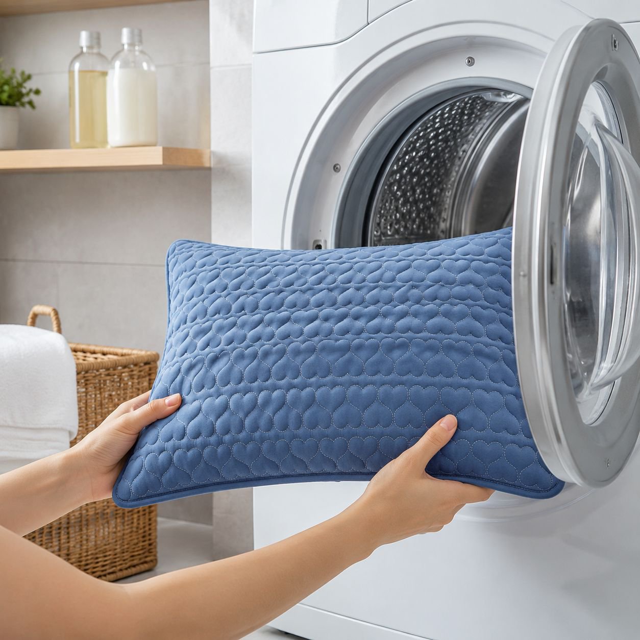 Anti-drool and anti-oil pillowcase, sweat-proof quilted pillowcase