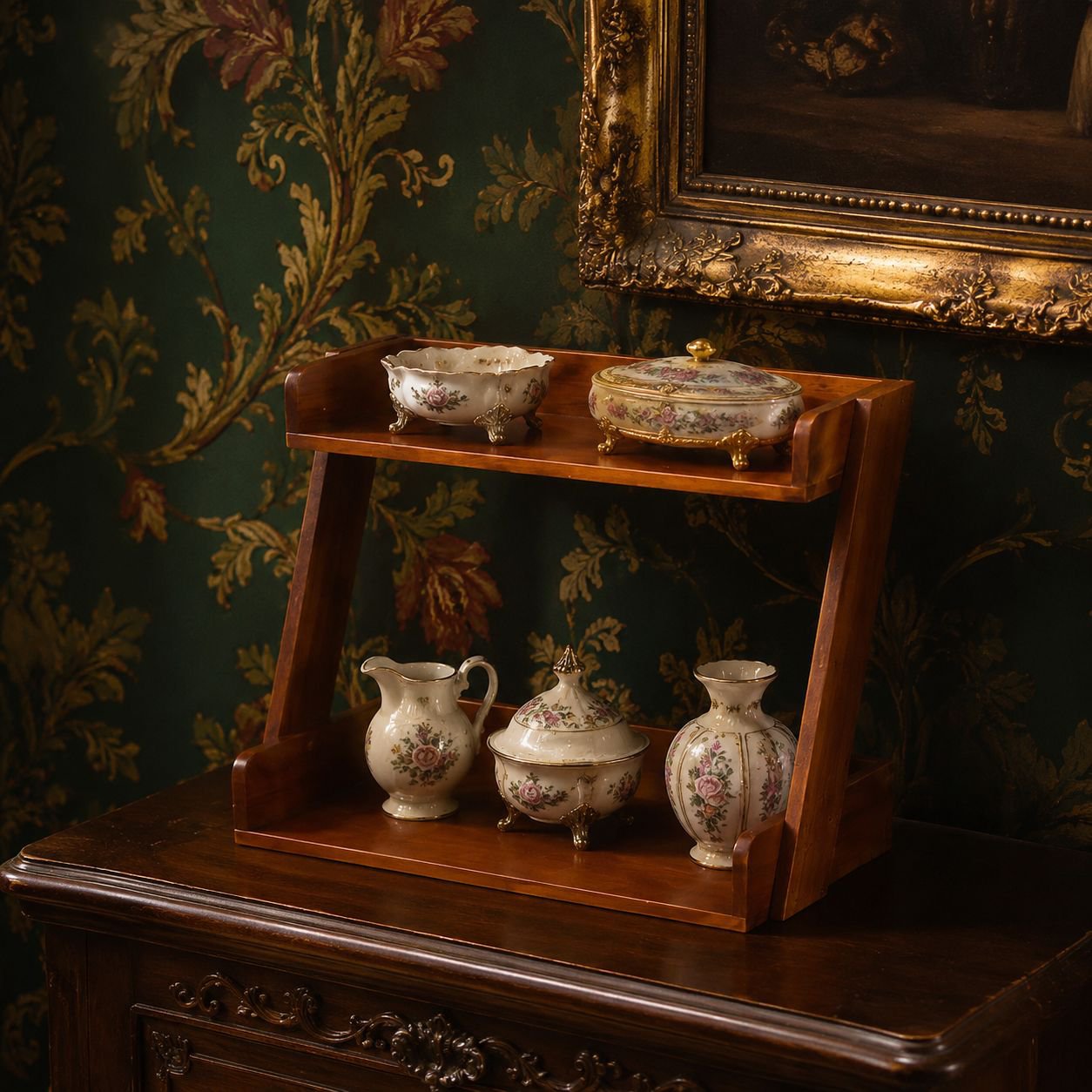Kitchen organizer made from high-quality solid wood