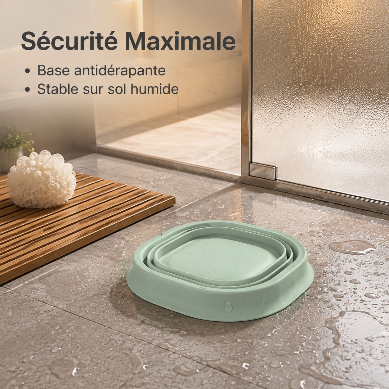 Bassin de lavage pliable portable