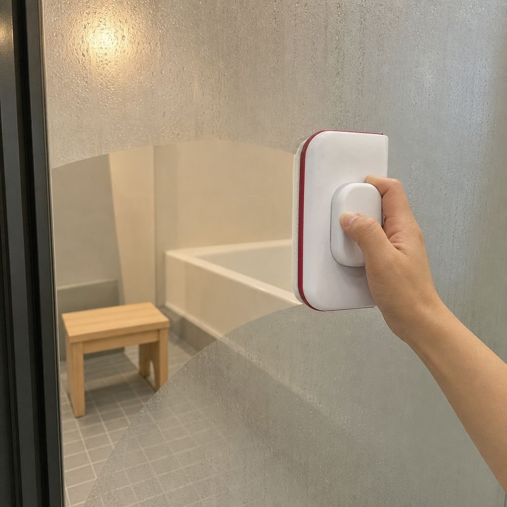 マグネット両面窓クリーナー 家庭用ガラスブラシ 高層窓専用