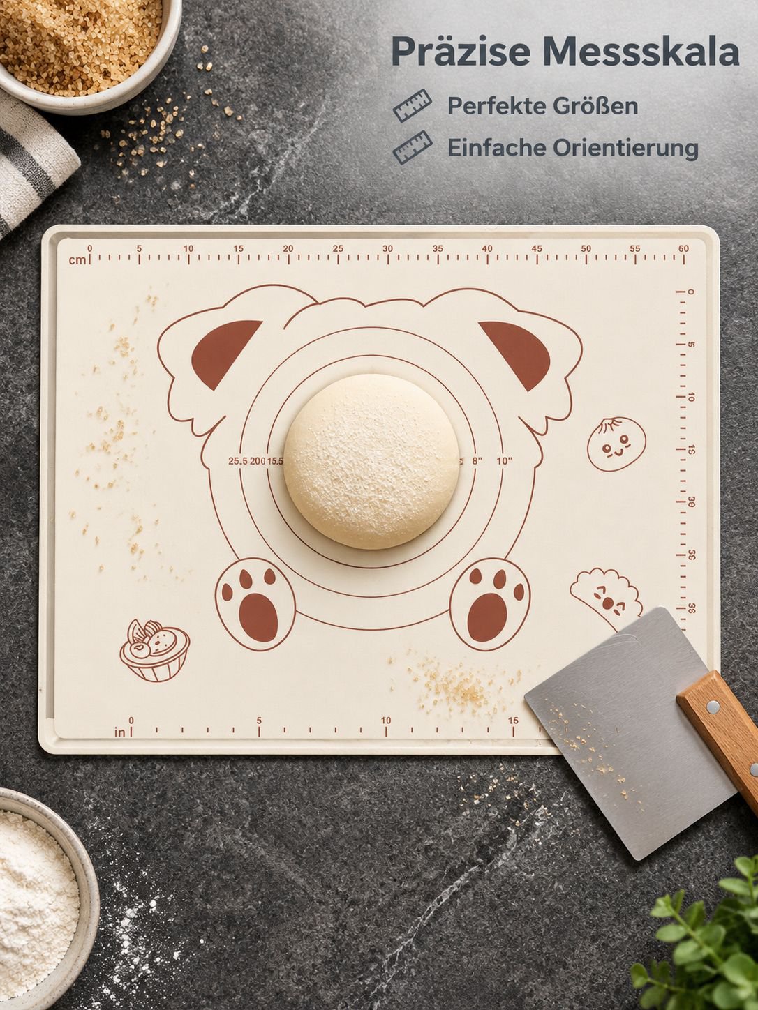 Silikon Back- und Teigmatte