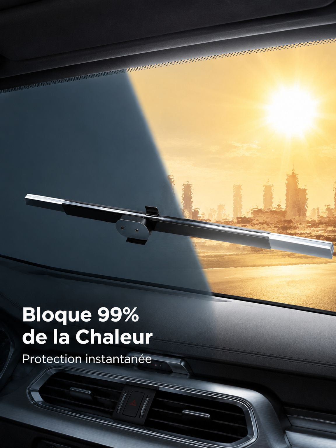 Pare-soleil rétractable automatique pour voiture, protection solaire pour voiture, rideau d'isolatio