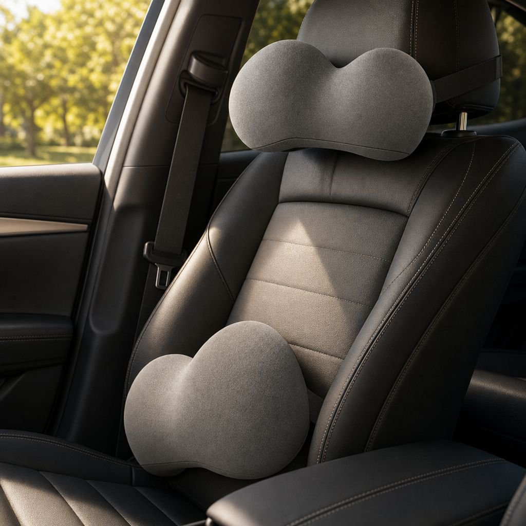 Relleno para huecos del asiento del coche, reposacabezas y soporte lumbar de espuma viscoelástica