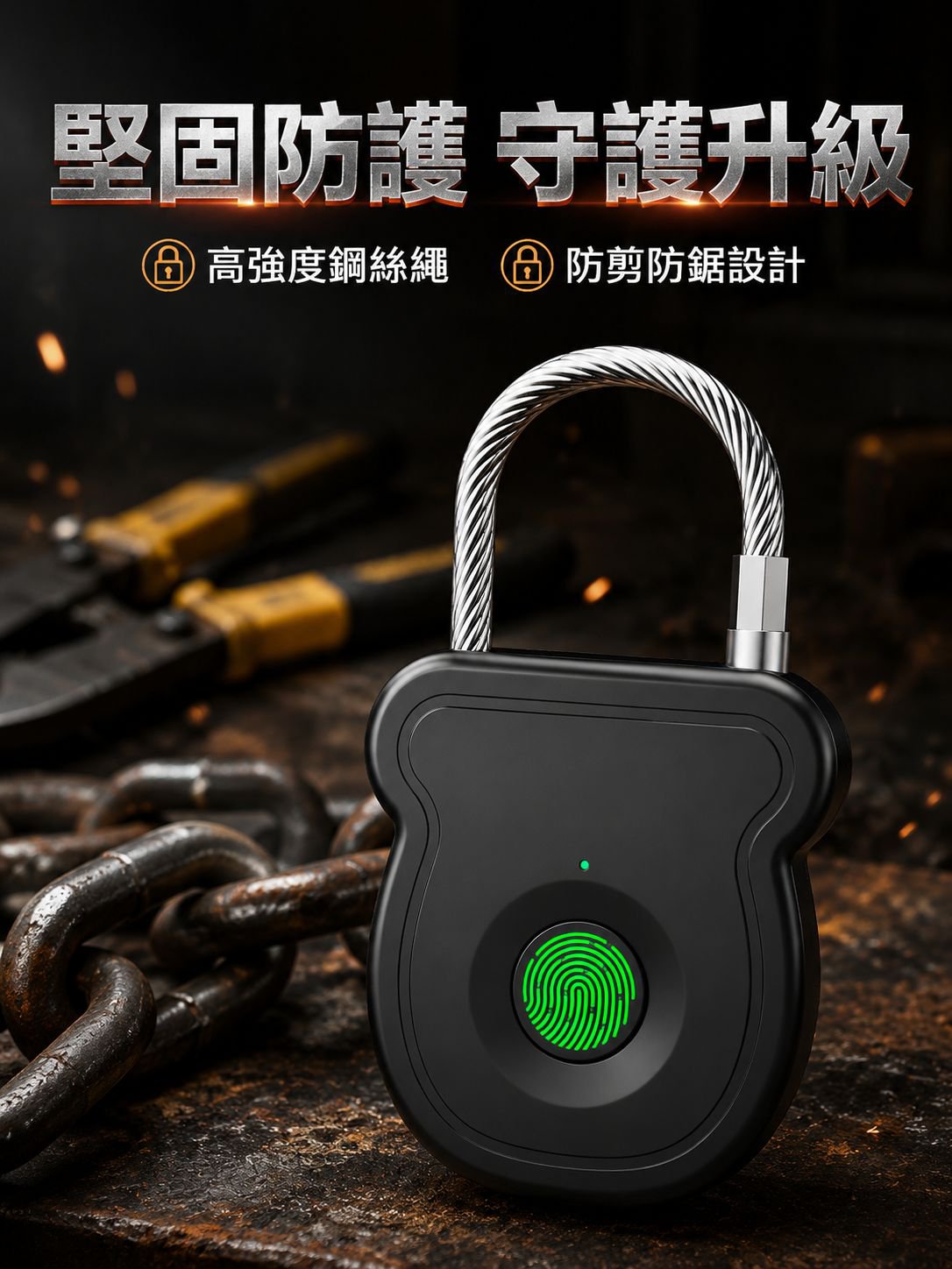 戶外防水智慧指紋鎖