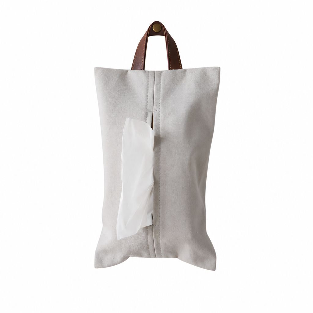 2-Way Wall-Mounted/Flat Tissue Case, Space-Saving, Ideal for New Living
