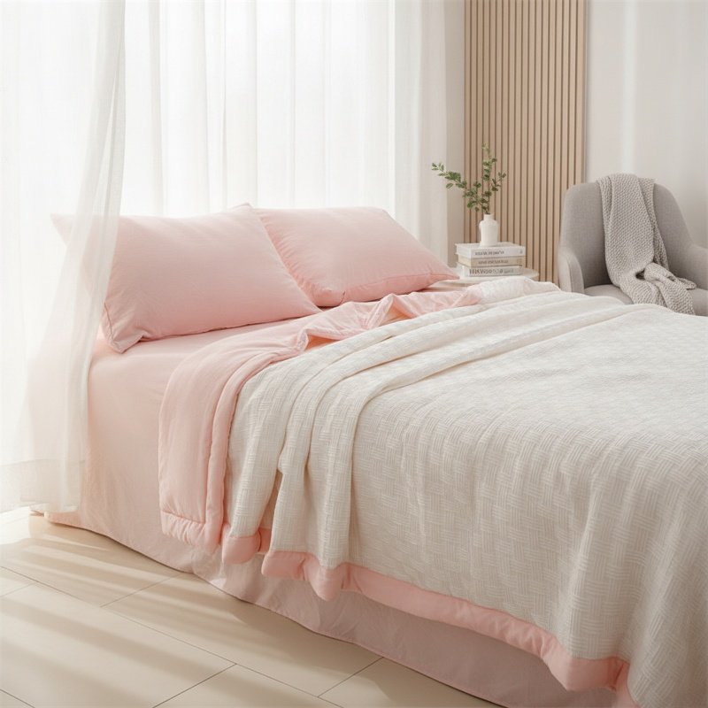 Summer Cool Washed Cotton Quilt