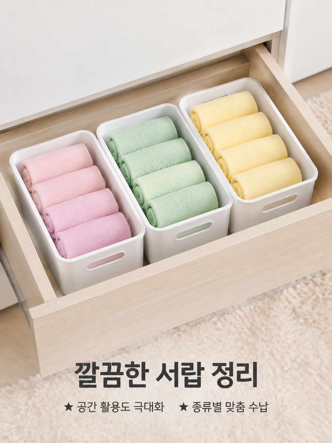 가정용 수납함 - 심플하고 실용적인 정리 솔루션