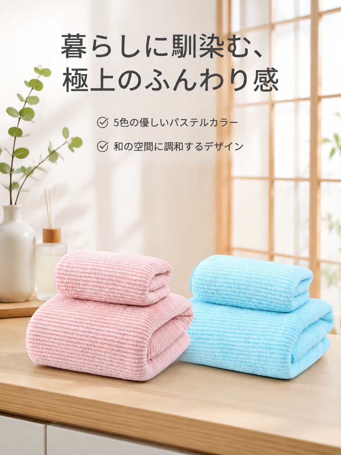 高品質のベルベット吸水性タオル