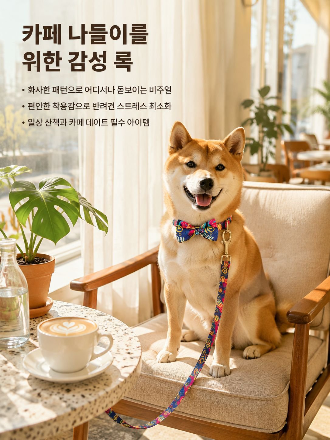 애완견 목줄과 리드줄