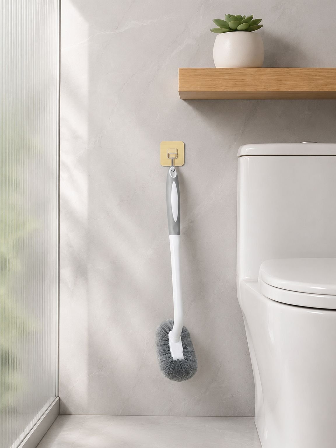 Multifunctional Wall-Mounted Toilet Brush