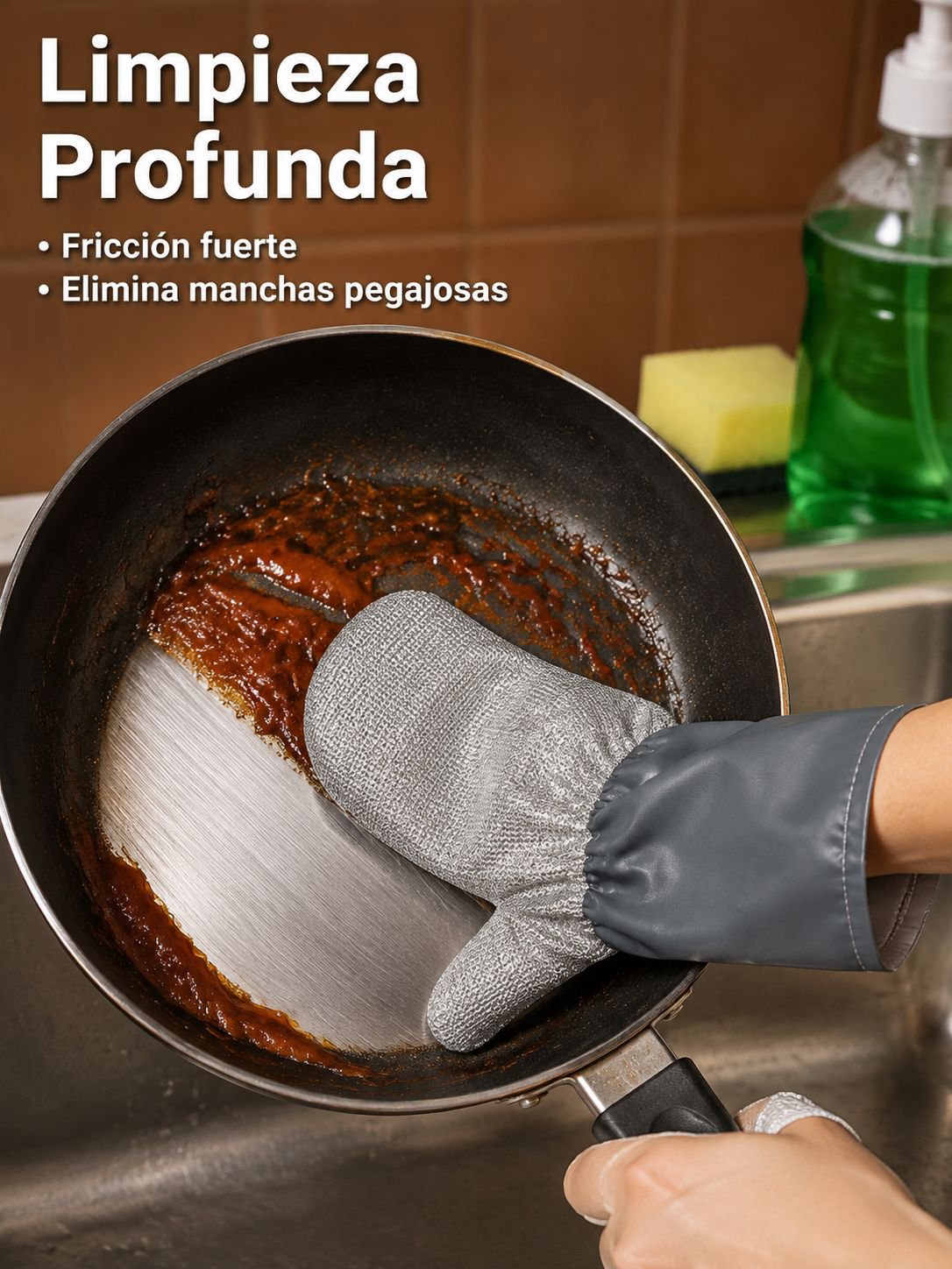 Guantes para lavar platos