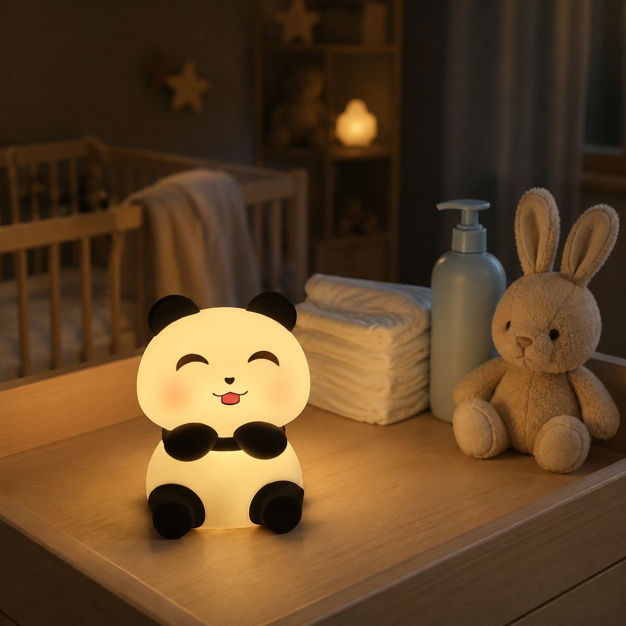 Energy-efficient night lamp with eye care design